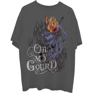 Disney The Nightmare Before Christmas - Oh My Gourd Unisex T-shirt - M - Grijs