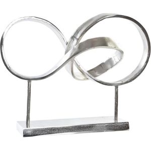 Decoratieve figuren DKD Home Decor Ziverachtig Aluminium (42 x 18 x 33 cm)