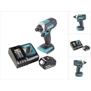 Makita DTD 152 RG1 accu slagmoersleutel 18 V 165 Nm + 1x oplaadbare accu 6.0 Ah + lader