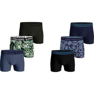 Björn Borg - 6 Pack - Cotton Stretch Boxers - Heren - Maat M