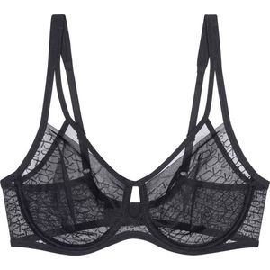 Triumph Signature Sheer W01 EX Dames Beha - Zwart - Maat G085