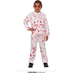 Fiestas Guirca Verkleedpak Bloody Suit Junior Wit Mt 10-12 Jaar