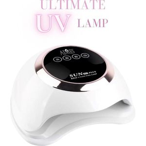 AIMES© - Professionele UV lamp - Gelnagels - 88 W Power - 30 LEDs - Touchscreen - Gellak - Levensduur van 50.000 uur - Nagellamp - Hoogwaardige nageldroger - Rosé goud/ parelmoer