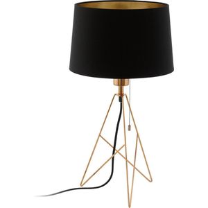 EGLO design Camporale - Tafellamp - 1 Lichts - Ø300MM. - Zwart, Koper