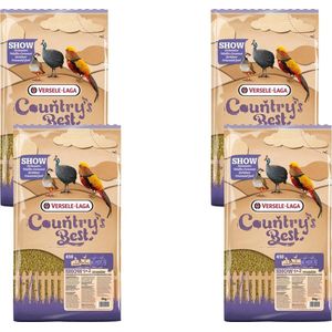 Versele-Laga Country`s Best Show 1&2 Crumble Sierhoenders - Pluimveevoer - 4 x 5 kg 012 Wk