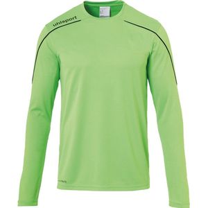 Uhlsport Stream 22 Voetbalshirt Lange Mouw Heren - Fluo Groen / Zwart | Maat: 3XL