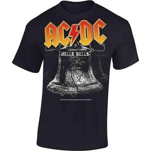 AC/DC Heren Tshirt -XL- Hells Bells Zwart