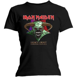 Iron Maiden - Legacy Of The Beast Tour Dames T-shirt - L - Zwart