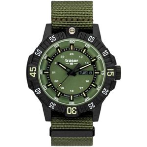 TraserH3 - 110726 - Polshorloge - Heren - Quartz - P99 Q Tactical Groen - Swiss Made