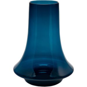 XLBoom Spinn Vaas Large - Glas - Voor Binnen - Blauw - 24 × 24 × 31 cm