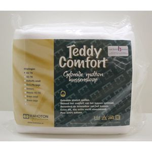 Mahoton Teddy Comfort - 60x70 -  Stretch molton kussenslopen