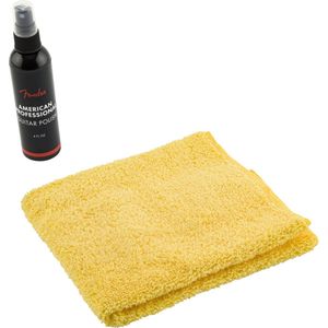 Fender Polish + Shop Cloth - Onderhoudsprodukt voor gitaar