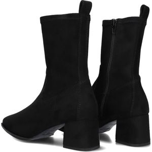 Unisa Langley Enkellaarsjes - Enkelboots met rits - Dames - Zwart - Maat 39