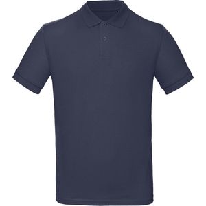 Senvi Classic Fit Polo Biologisch Katoen - Kleur Blauw - Maat XXXL