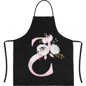 Zwarte Schort Voor Vrouwen - Koken Gepersonaliseerde Waterdichte Keuken Chef (1st-S)