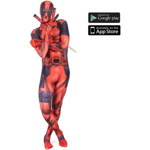 Morphsuits™ Zapper Deadpool kostuum voor volwassenen  - Verkleedkleding - 152/160