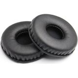 Luxe Lederen Oorkussen Set Geschikt Voor Sennheiser PC161 PC151 PC163 PC166 PC330 PXC330 PC333D HD205 HD205II AKG K518 K518DJ K81 K518LE0 - Vervangende Koptelefoon Earpads - Oor Kussens - Ear Pads - Oorkussens Met Memory Foam Binnenlaag - Zwart