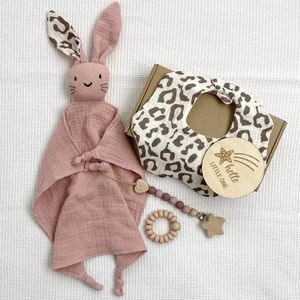 Kraamcadeau - Baby Geschenkset - Babyshower Cadeau - Kraampakket - Roze - Panter