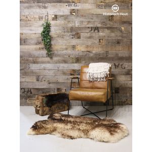 Luxewall - 3D Wandpanelen - Houten Wandbekleding - Wanddecoratie - French oak - Grijs - 0,8 m2