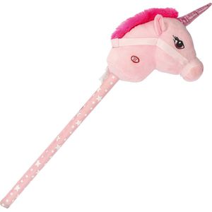 Niceey Stokpaard - Stokunicorn - Met Geluid - Hobby Horse - Stokpaardje - Roze