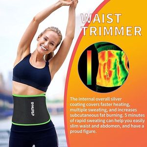 Taille Trimmer - Taille Trainer Neopreen Sauna Zweet Belt, Beste Buik Fitness Trainer voor Mannen & Vrouwen
