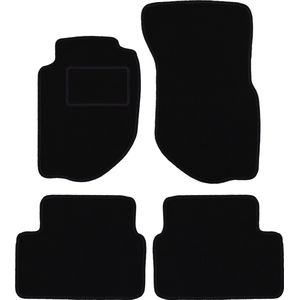 Zwarte veloursmatten voor: Volvo 740 / 760 sedan, stationwagen (1984-1991)