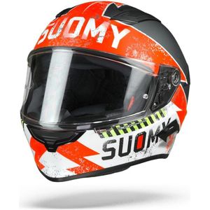 Suomy Speedstar Propeller Mat Antraciet Rood Integraalhelm - Motorhelm - Maat XXL