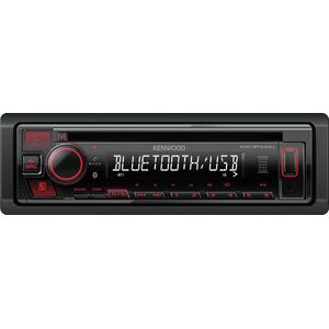 Kenwood KDC-BT440U Radio-CD speler - Bluetooth - Rood