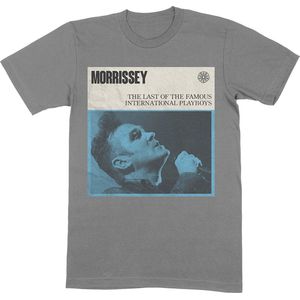 Morrissey Heren Tshirt -M- International Playboys Grijs
