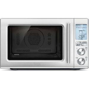 3-in-1 Friteuse, Heteluchtoven en Magnetron - Geborsteld Roestvrij Staal