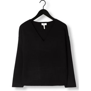 Object Objreynard V-neck Pullover E Aw Fair 23 Truien & vesten Dames - Sweater - Hoodie - Vest- Zwart - Maat XS