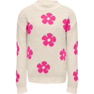 Only Kognaja Flower Pullover Knt Meisjes Trui