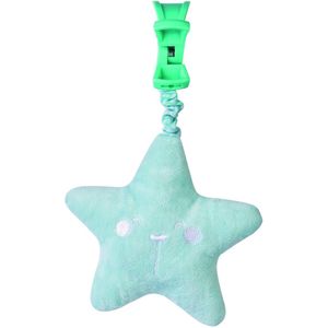 Saro Hangfiguur Met Geluid Ster 21 Cm Polyester Mintgroen
