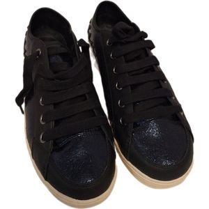 MOSCHINO SNEAKER-VANCY CRACK-AVIO/RUSS-SIZE 40
