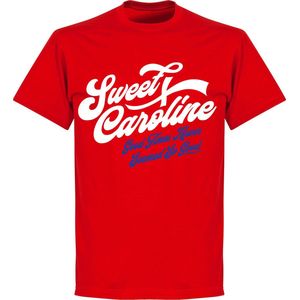 Sweet Caroline T-shirt - Rood - XL