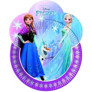 Procos - Disney - Frozen - Feestbordjes - Borden - Party bordjes - 23x29cm - 6 Stuks - Super shape.
