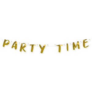 Boland - Letterslinger 'Party Time' - Glitter & Glamour - Glamour - NYE - Oudjaarsavond - Verjaardag