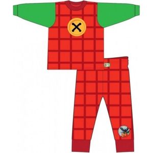 Bing pyjama rood-groen - maat 98/104 - BING pyjamaset - katoen