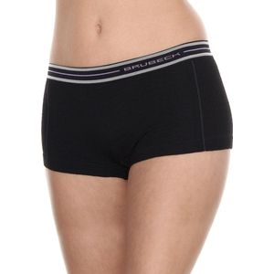 Brubeck | Active Wool - Dames Thermo Boxershort met Merino Wol - Seamless - Zwart-XL