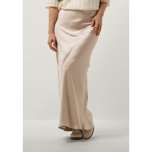 Notre-V Satin Long Skirt Rokken Dames - Ecru - Maat XL
