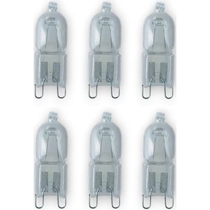6 stuks | Radium Halopin Pro G9 35W Helder Halogeen Halogeen lamp | G9 | Dimbaar | Extra Warm Wit | 35 watt | 2.000 Branduren