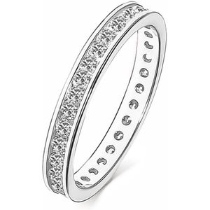 Juwelier Zwartevalk - ZILVEREN (GERHODINEERD) DAMESRING 21.276/17¾--