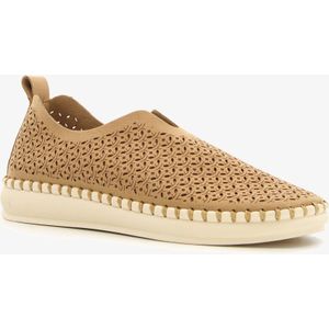 Hush Puppies Daisy dames instappers beige - Maat 43 - Uitneembare zool