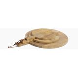 Houten Pizza Serveerplank - Mangohout - Small (34.5 x 24 x 2 cm)