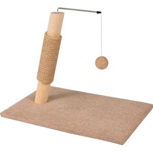 FLAMINGO Kattenkrabpaal Scandi 49,5x30,5x43 cm beige 560552