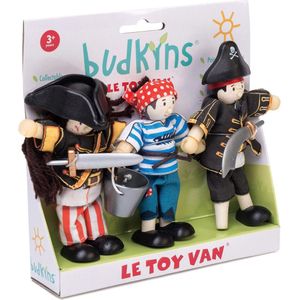 Le Toy Van Poppenhuispoppen Budkins Piratenset