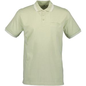 Blue Seven heren poloshirt - polo heren korte mouwen - 321158 - licht groen uni - maat 3XL