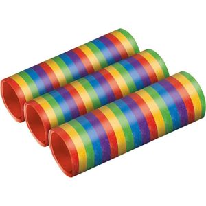 Amscan Serpentine Regenboog Metallic 400 Cm Papier 3 Stuks