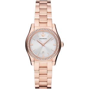 Emporio Armani Federica AR11558 Horloge - Staal - Rosékleurig - Ø 32 mm