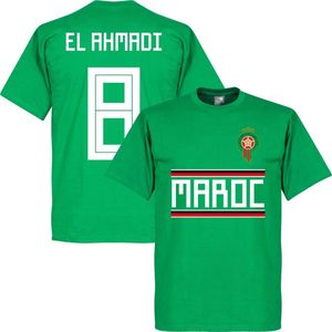 Marokko El Ahmadi 8 Team T-Shirt - Groen - S
